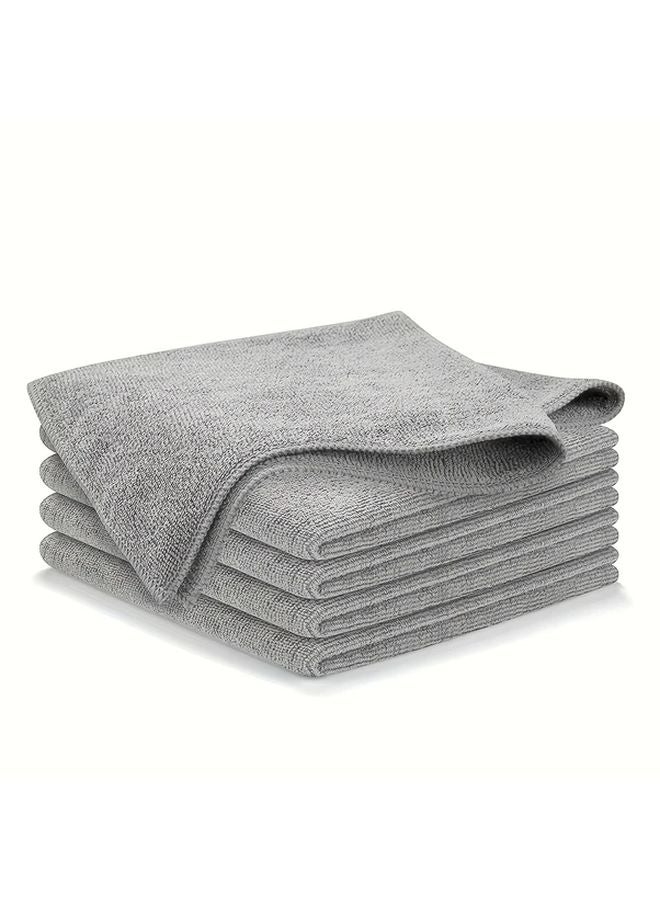 50 Pack Grey Ultrafine Fiber Microfiber Car Towels 9 84x9 84 Inch - Image 1